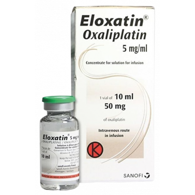 ELOXATIN ® 50 MG / 10 ML ( OXALIPLATIN 5 MG / ML ) CONCENTRATE FOR SOLUTION FOR IV INFUSION VIAL